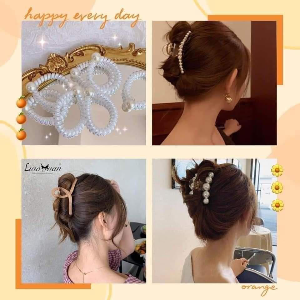 Sét kẹp tóc ngoặm 5 món hàng đẹp