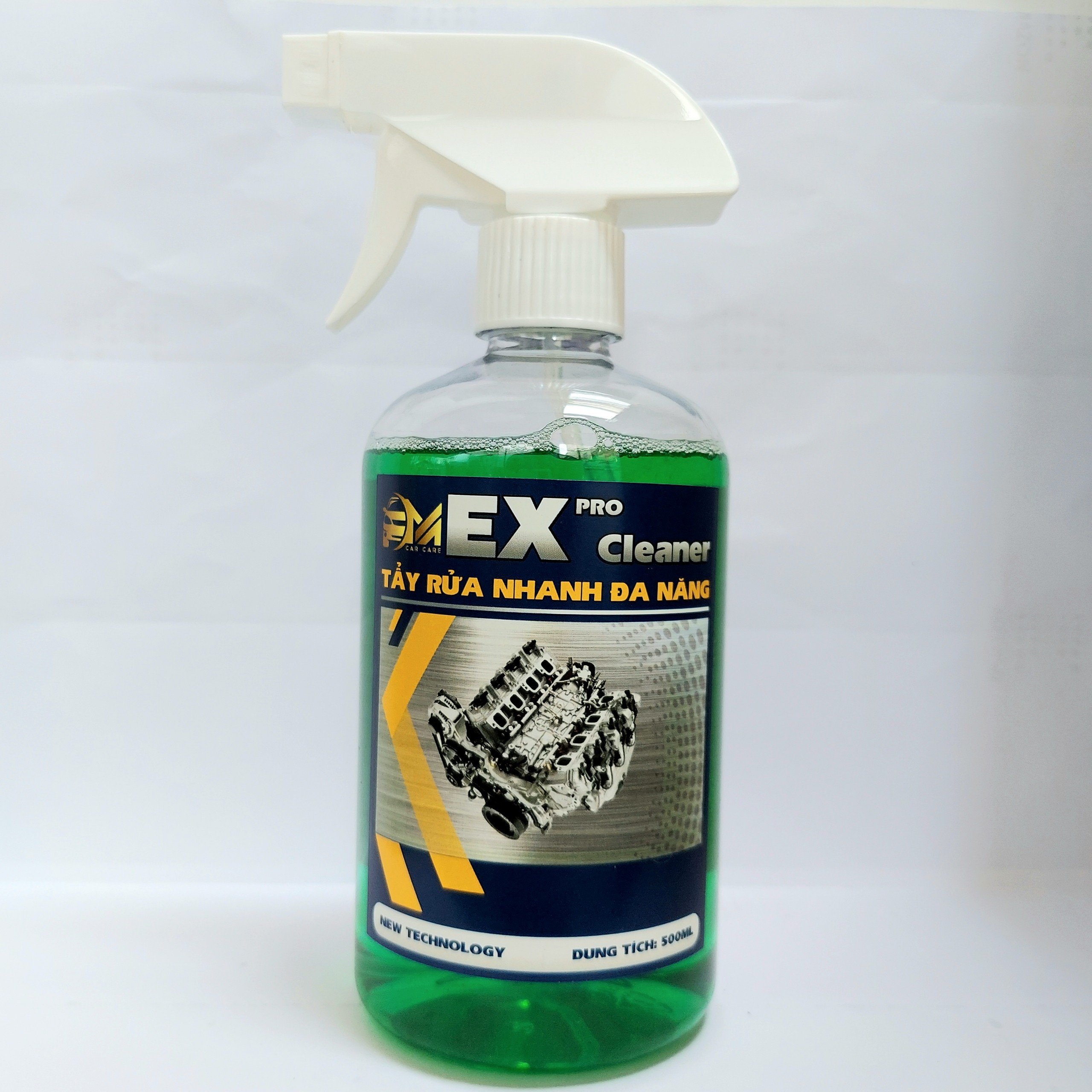 [DUNG DỊCH TẨY RỬA MẠNH TẶNG VÒI XỊT] EX- pro Cleaner 500ml tẩy đầu bò, lốc máy, tẩy dầu mỡ, sàn nhà máy, rửa xe