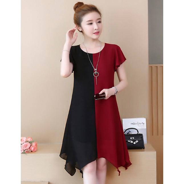 Đầm suông đủ size 2 màu - DS216