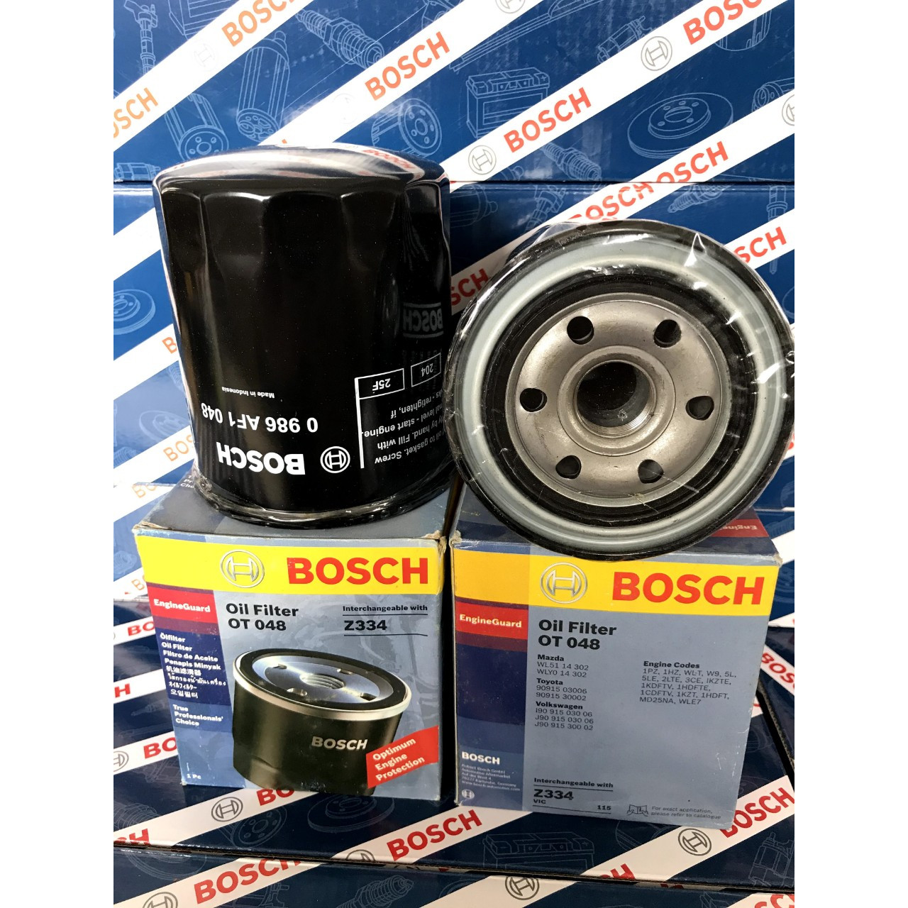 Lọc nhớt Lọc Nhớt Toyota Hiace, Hiace Commuter (2004-2014) Diesel/Máy Dầu - Bosch OT048