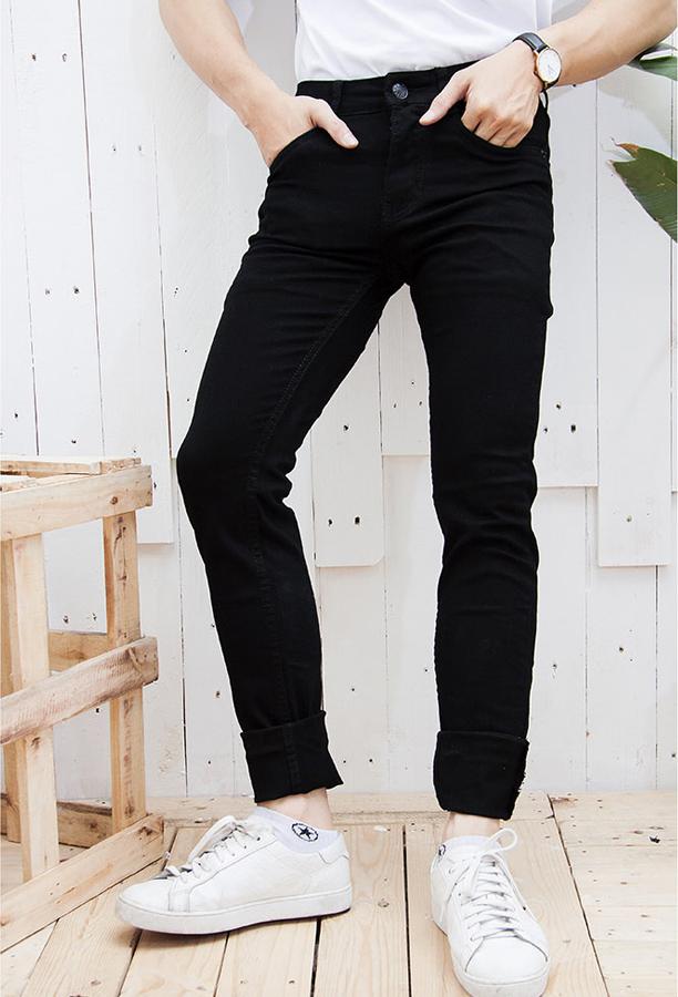Quần Jean Nam Đen Chất Co Giãn JEAN51 - Jean