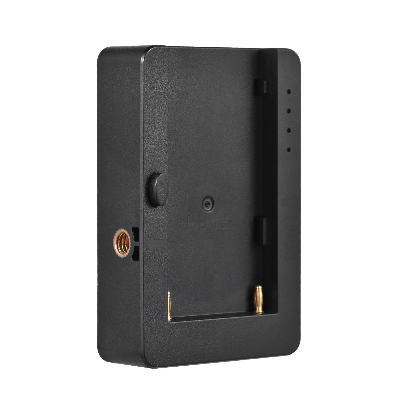 NP-F Battery Charger Battery Adapter Plate with Type-C Charging Port USB5V DC7.4V Outputs 1/4 Inch Screw Hole for NP-F550 F750 F970 Batteries