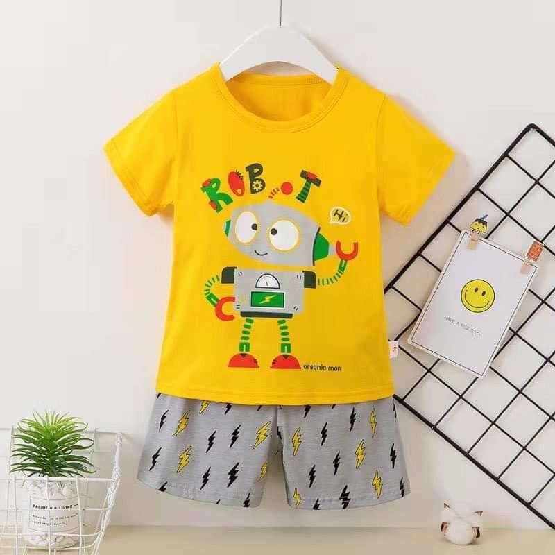 Bộ cotton xuất hàn cho bé