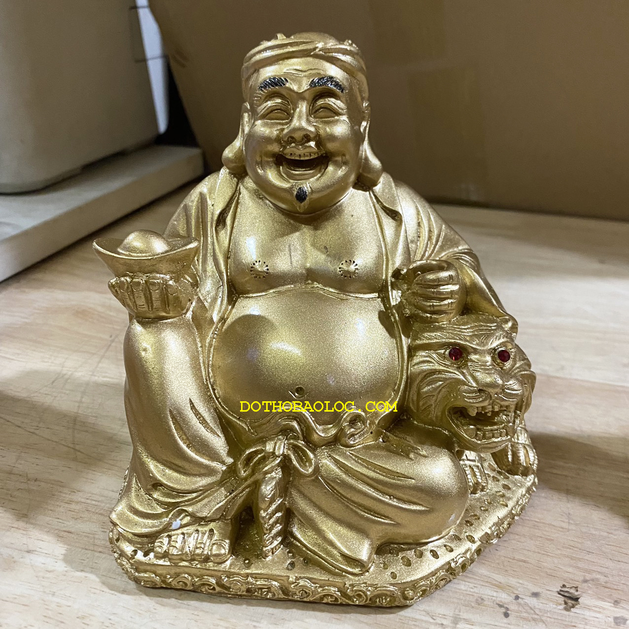 Cặp tượng Thần Tài Thổ địa cao 17cm