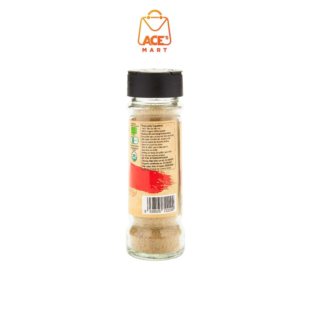 Tiêu Sọ Xay Hữu Cơ Farmers 50g - Tiêu sọ xay nguyên chất từ tiêu sạch
