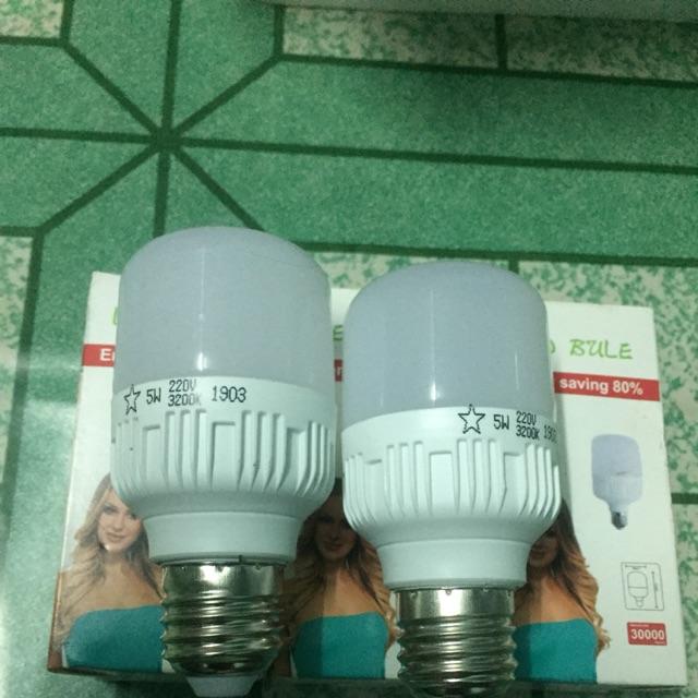 Bóng led trụ 5W anh sáng vàng