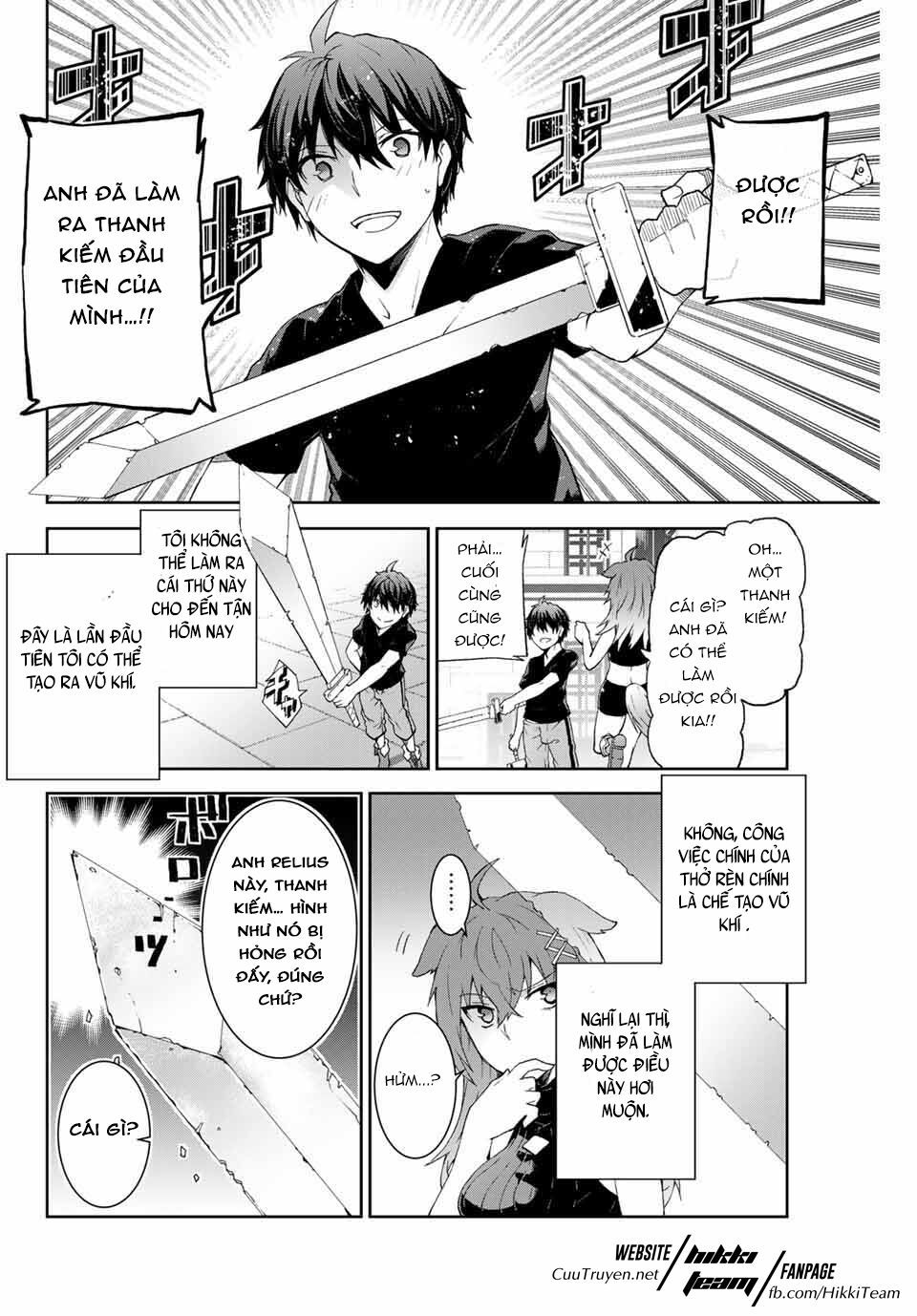 từ chức nghiệp yếu nhất trở thành "thợ rèn" mạnh nhất chapter 2 6