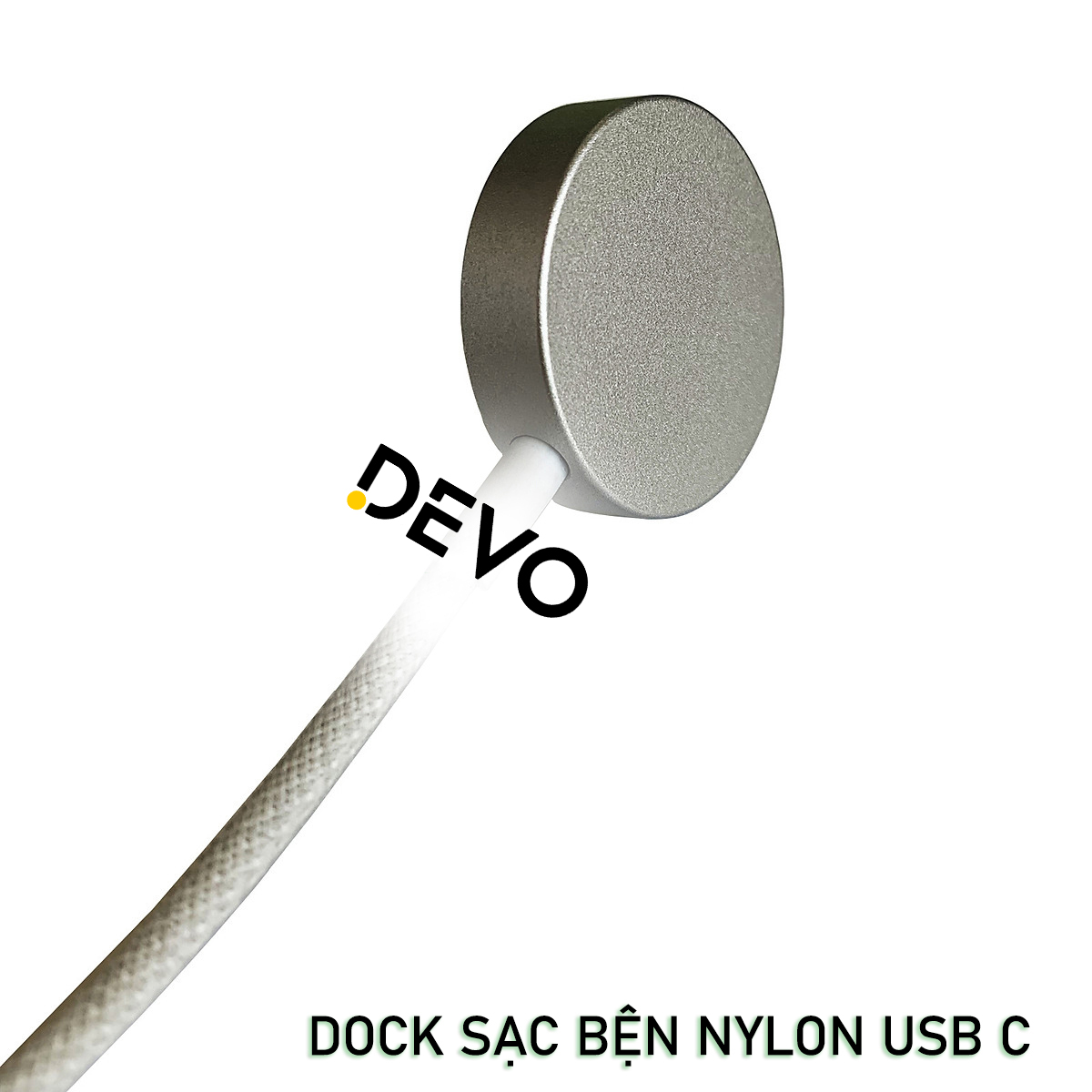 Dock Sạc cho Apple Watch Ultra 1/2 / Apple Watch Series 4/5/6/7/8/9 / Apple Watch SE 1/2 Cổng Type C Bện Nylon - Hàng Nhập Khẩu