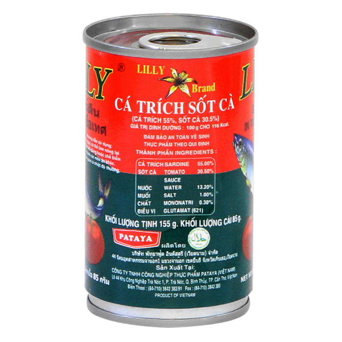 Cá Trích Sốt Cà Lilly 155g