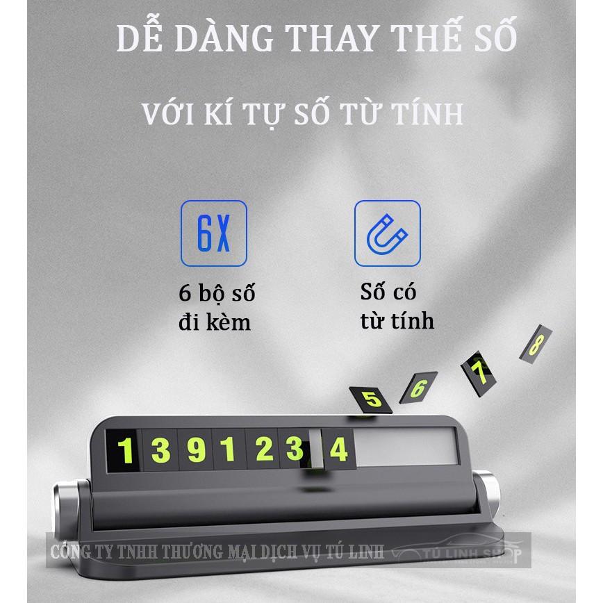 Bảng ghi số điện thoại cho xe ô tô khi dừng đỗ - Có giá đỡ điện thoại
