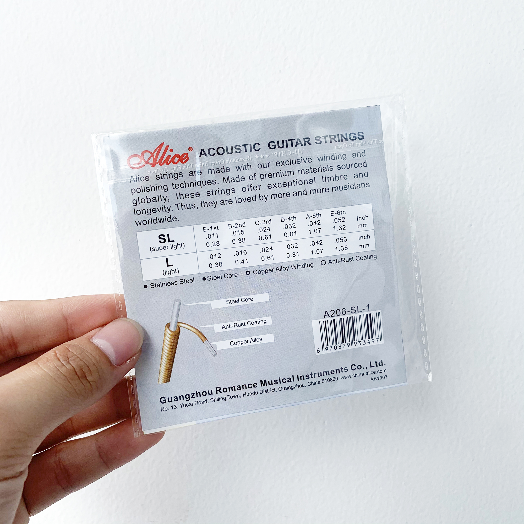 - Dây lẻ đàn Guitar Acoustic số 1 - 2 - 3 - 4 - 5 - 6