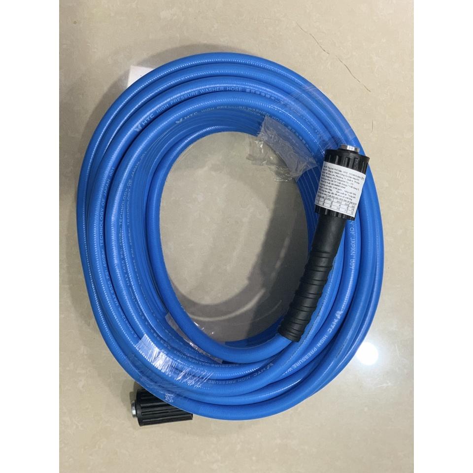 Dây xịt rửa xe HIỆU HTC LOẠI 15M,HTC6512-15W2 từ nhựa PVC áp lực cao 450 bar,ĐK 6.5*12mm