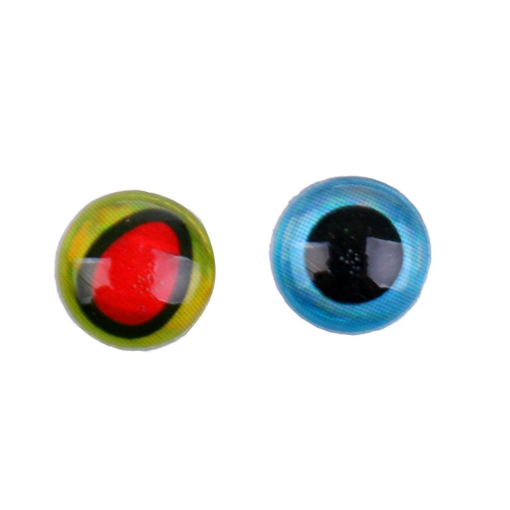 Eye 3/4/5/6mm 3D Holographic Lure Eyes Fly Tying Jigs Crafts Doll