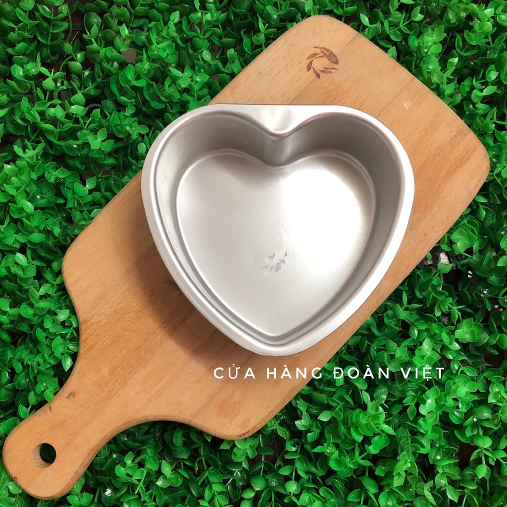 Khuôn Bánh Nhôm Đúc Cao Cấp - Hình Trái Tim 20 cm