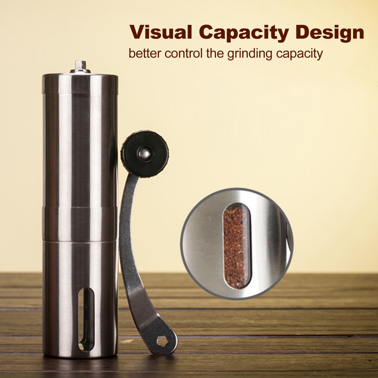 Máy xay cà phê Burr Mill bằng tay,chất liệu thép không gỉ có thể điều chỉnh