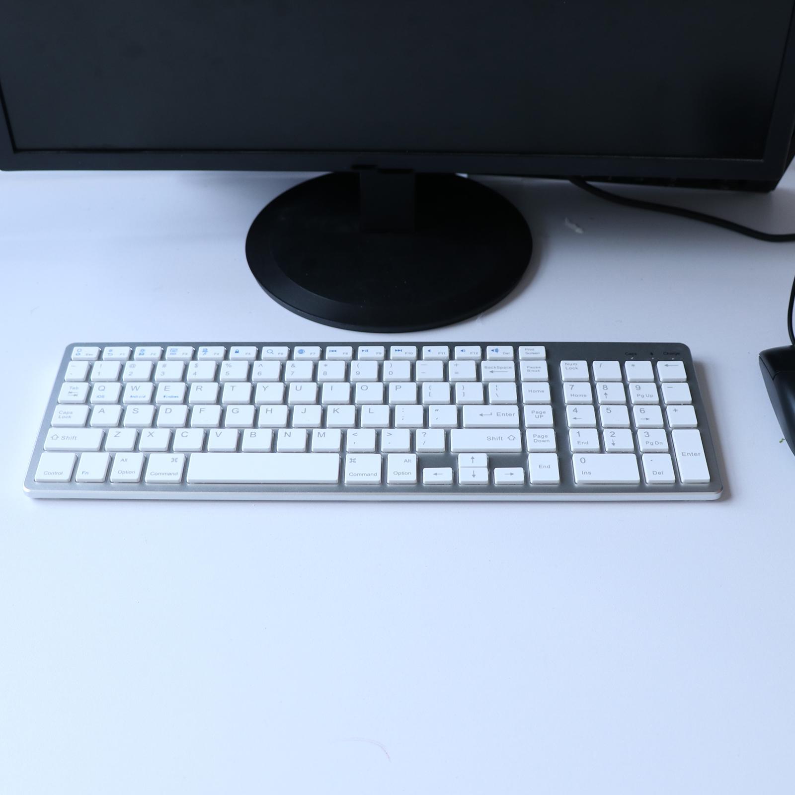 Bluetooth Wireless Keyboard for Windows iOS Android Laptops color