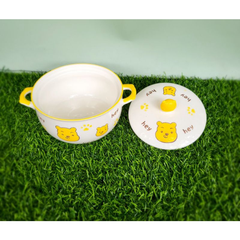 Nồi sứ, bát úp mì hình thú cưng bằng sứ cao cấp - Sứ Bát Tràng