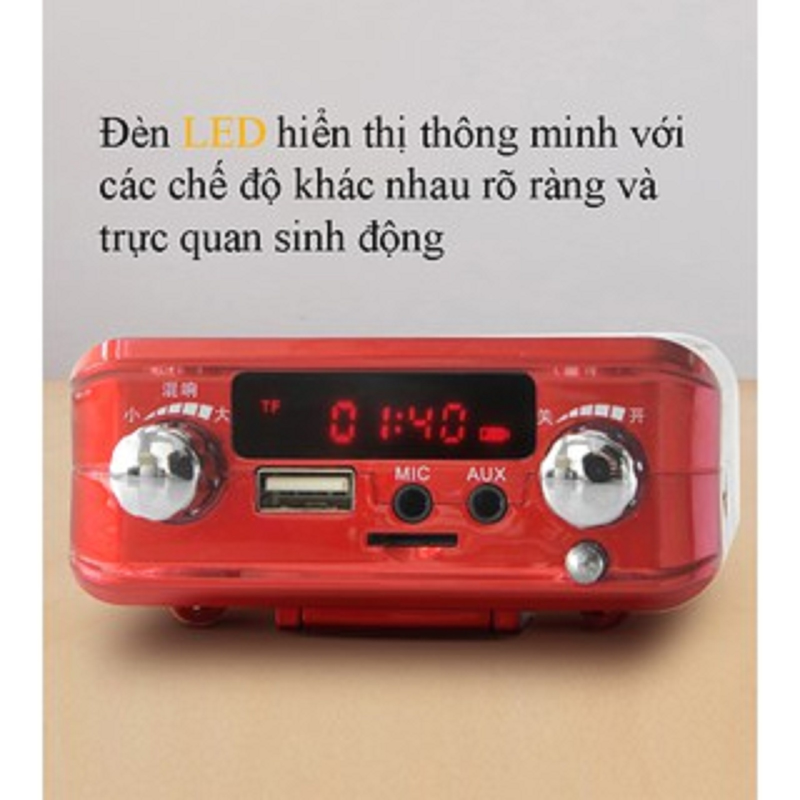 Loa trợ giảng mini đa năng SAST K50 kèm mic cài ve áo