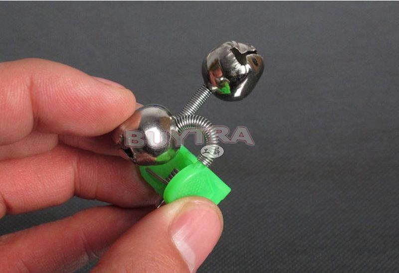 10Pcs Rod Clamp Fishing Tip Bite Lure Alarm Twin Ring