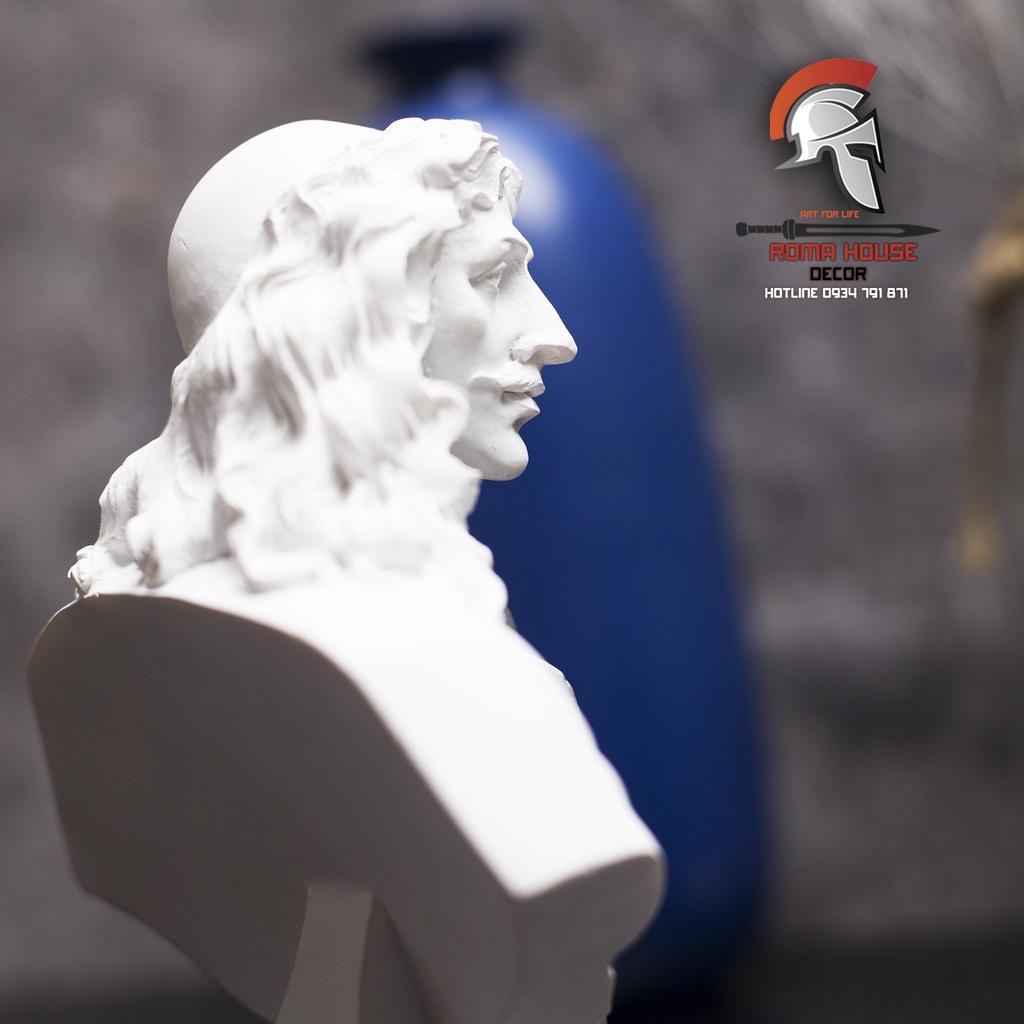 Tượng bán thân Molière cao 15 cm decor trang trí nhà cửa