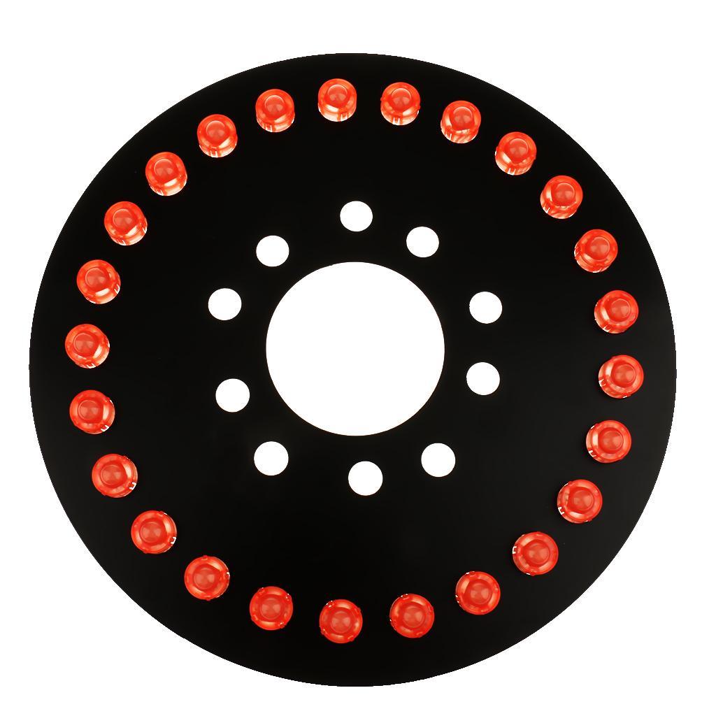 3rd Brake Decor Spare Tire 25 LED Wheel Light for   TJ 96-17