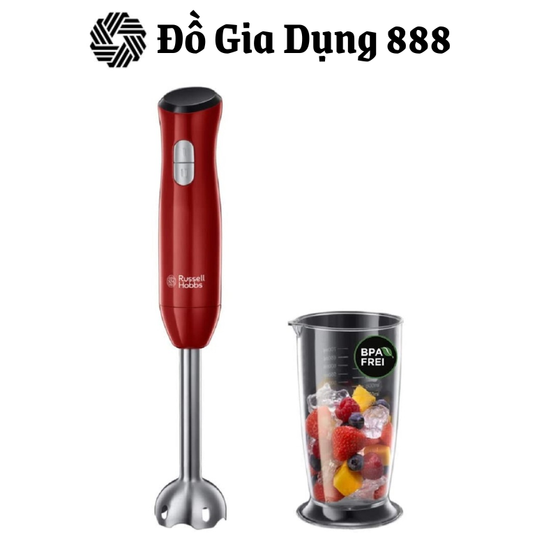 Máy Xay Cầm Tay Rusell Hobbs, Máy Xay Thịt, Máy Xay Ăn Dặm Cho Bé Cầm Tay, Công Suất 500W, Nhập Đức, BH 12 Tháng
