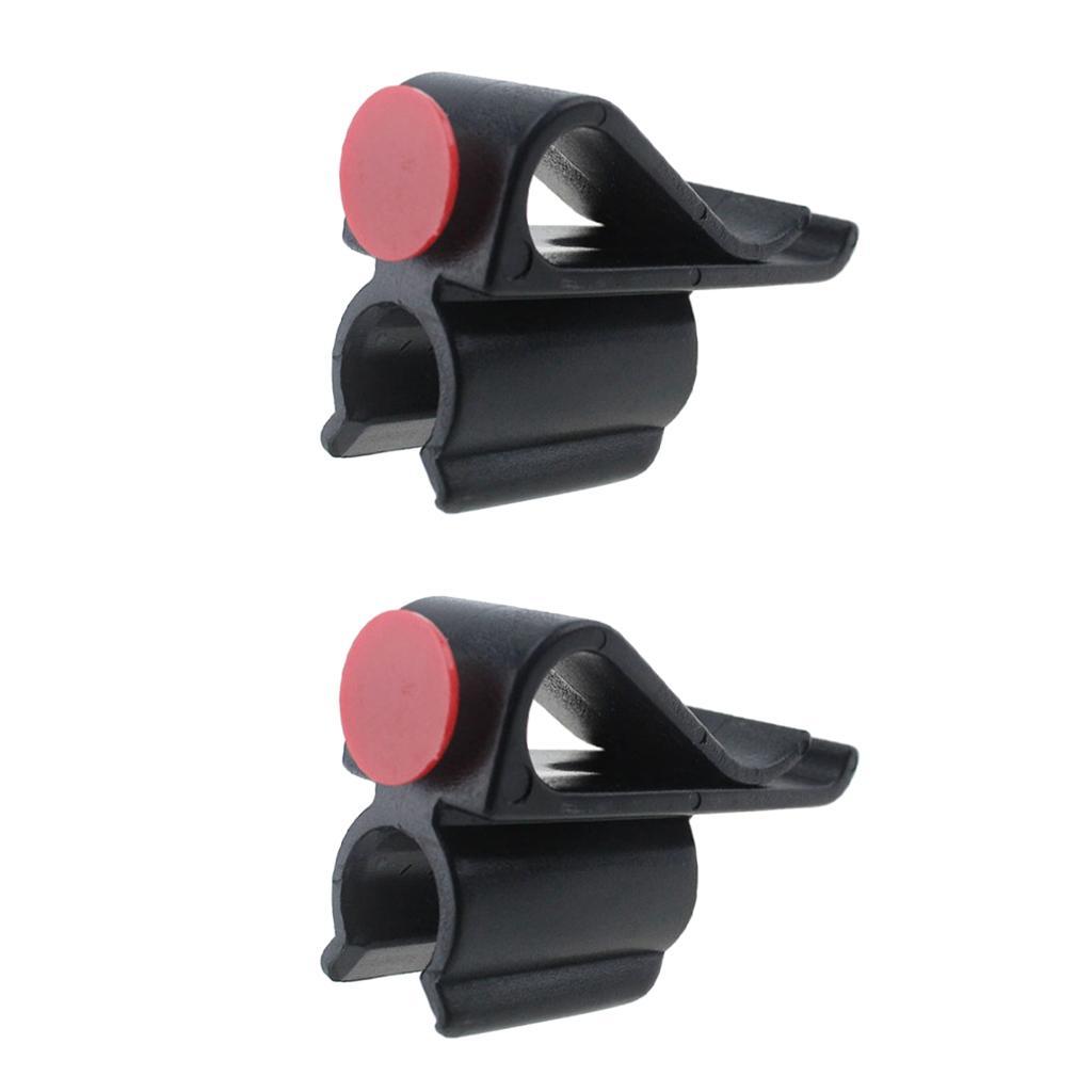 Black 2Pcs Golf Club Organizers Putter Clip Holder & Ball Marker / Iron Driver , can Attach to your Golf Bag Belt