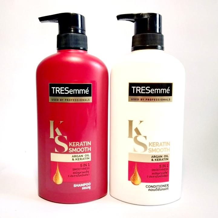 COMBO DẦU GỘI và DẦU XẢ  Tresemme Thailand-đỏ-giao ngẫu nhiên 400ml