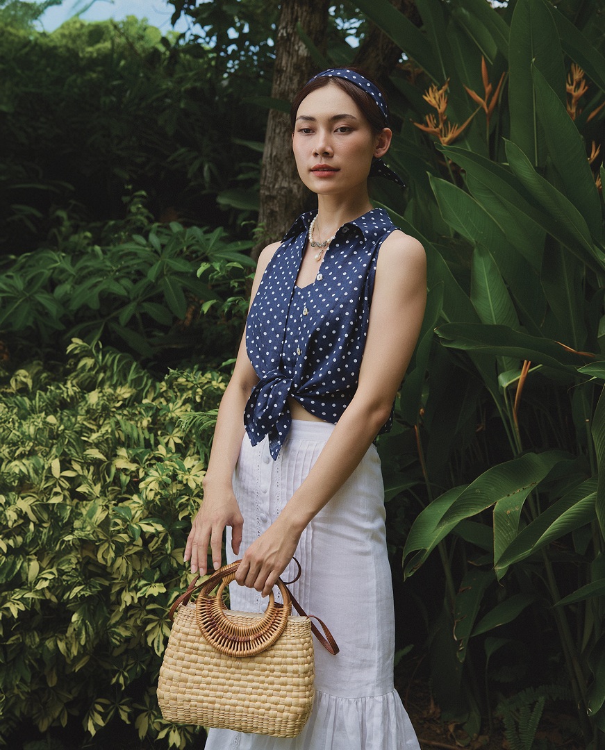 Áo Sơ Mi Halter Linen Hải Tinh TOP159 thời trang thiết kế Hity