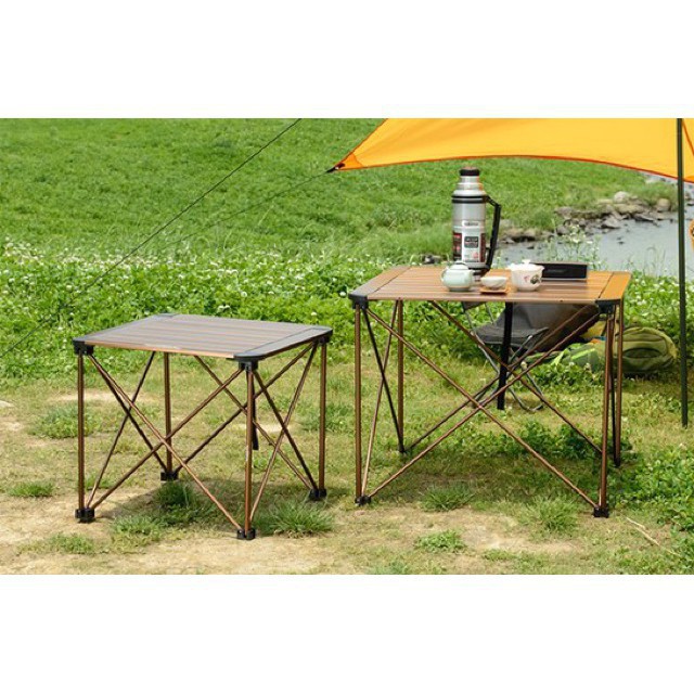 Bàn dã ngoại cắm trại Naturehike campoutvn xếp gấp gọn NH16Z016 du lịch khung nhôm nhẹ bề mặt chắc chắn A104