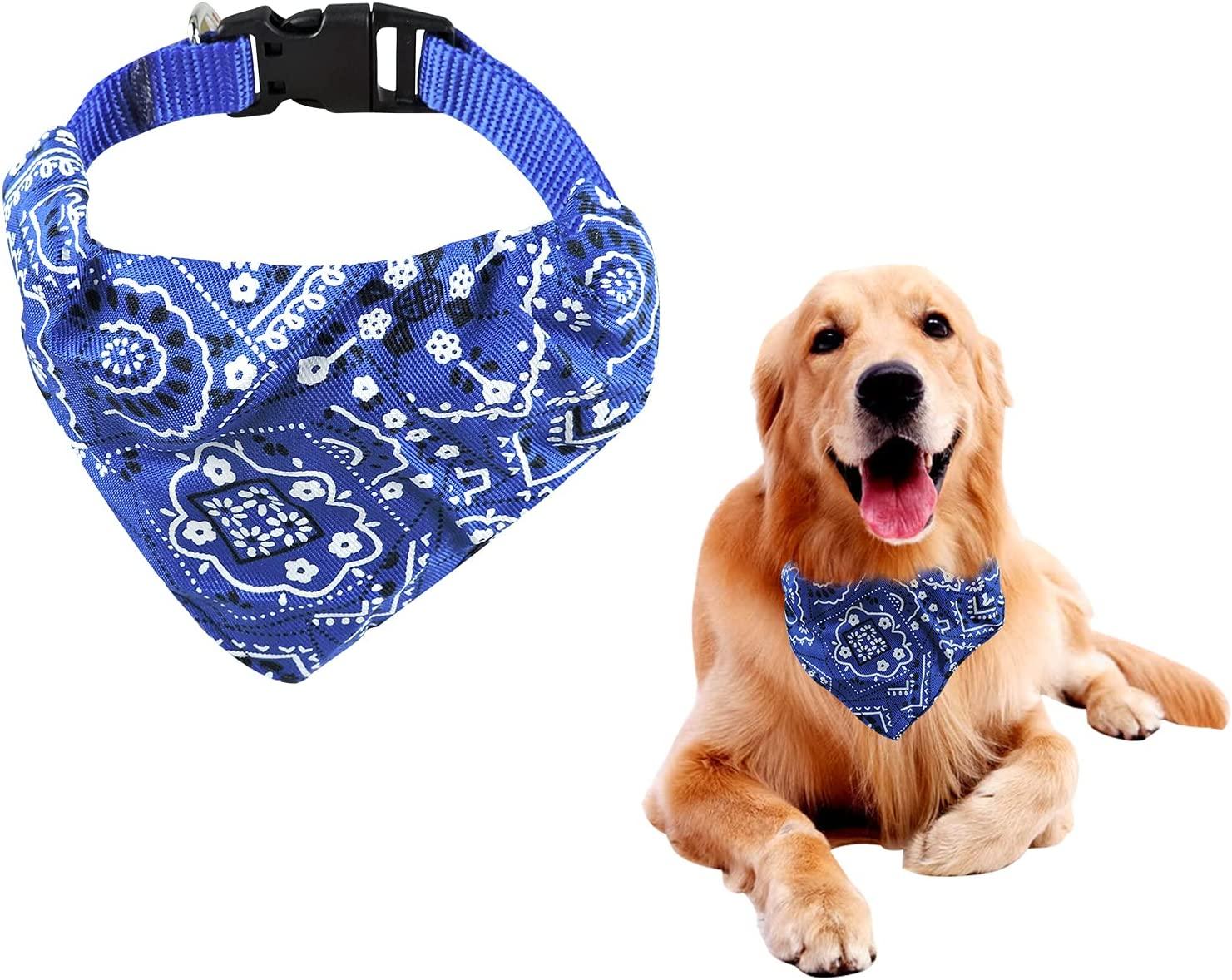 Chó Bandana Cổ Áo, Có Thể Điều Chỉnh Thú Cưng Triangle Bandana, Họa Tiết Hoa Cổ Chó Phụ Kiện Trang Phục Cho Chó Nhỏ Trung Bình
