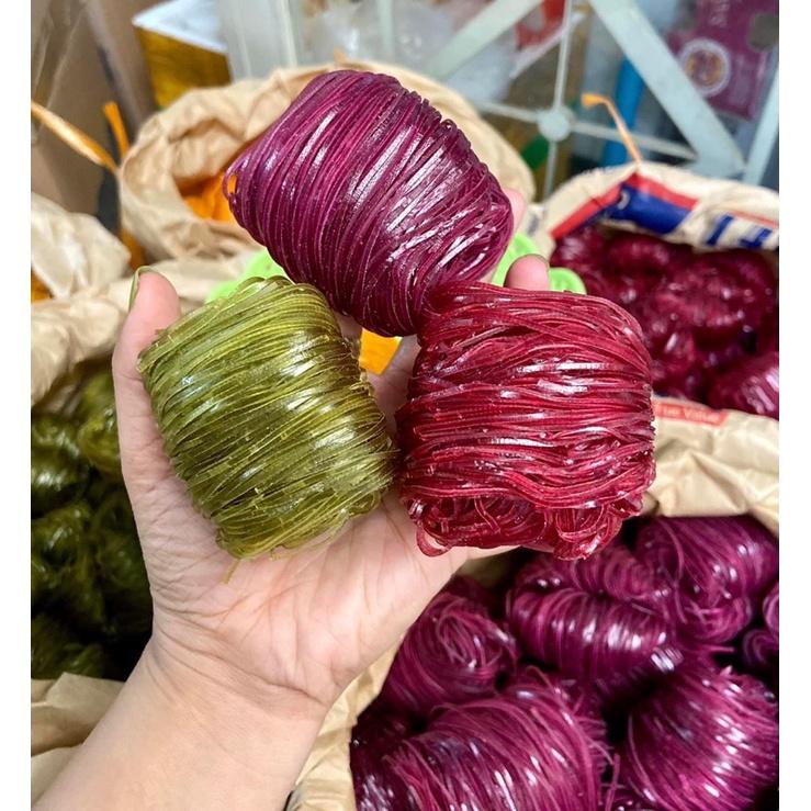 Đặc Sản Đồng Tháp - Hủ Tiếu Rau Củ Ngũ Sắc Sa đéc sợi dai ngon - 500g