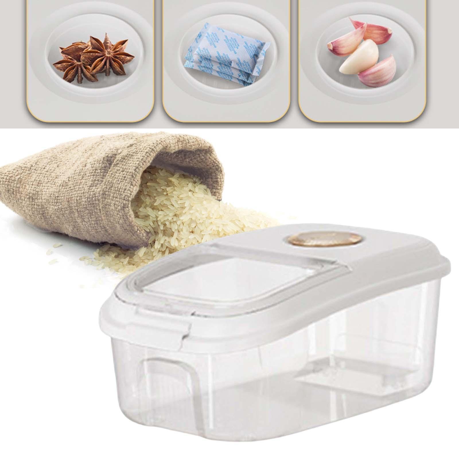 Rice Storage Container Cereal Dispenser Bucket Storage Bin for Cereal Nuts