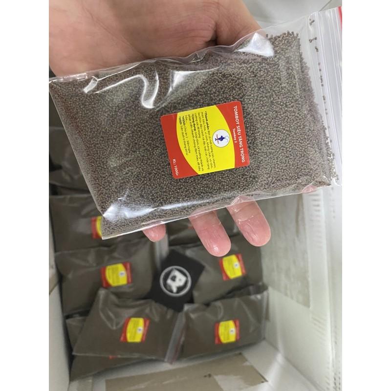 Bao 1Kg Cám Tomboy TB 0 - 1 - 2 -3 Cho Cá - Tép - Tôm - Guppy - Betta-Mún-Neon-Thuỷ Sinh-7 màu-RanChu-Cá Vàng