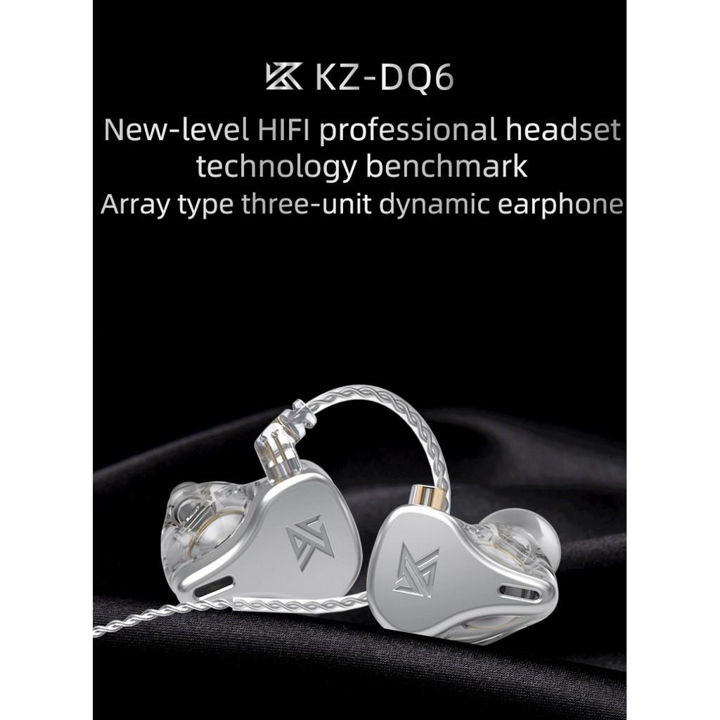 Tai nghe KZ DQ6 - 6 Driver dynamic, giá rẻ chất âm tuyệt vời - hàng chính hãng