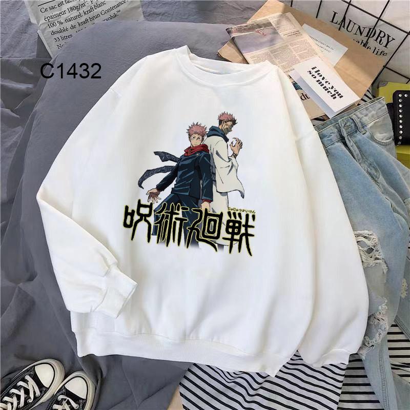 Áo sweater in hình anime Jujutsu Kaisen thời phong cách độc đẹp giá rẻ