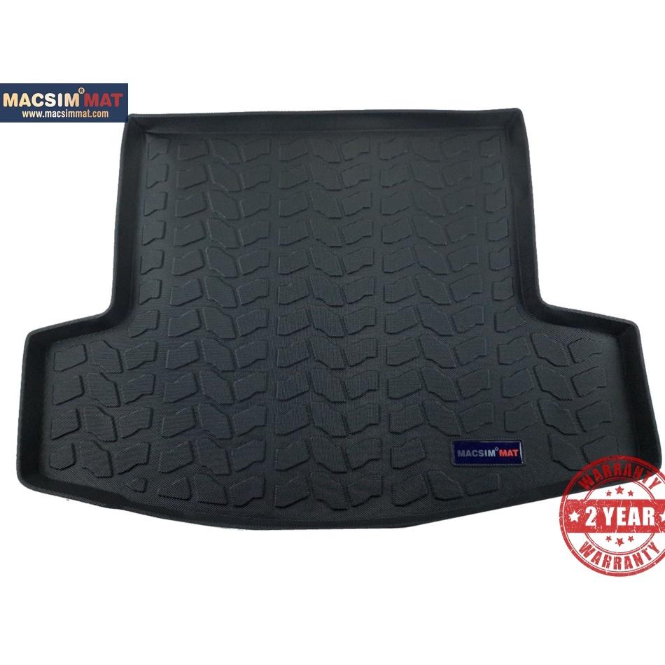 Thảm lót cốp xe ô tô Chevrolet Captiva 2012- nay nhãn hiệu Macsim chất liệu TPV cao cấp màu đen