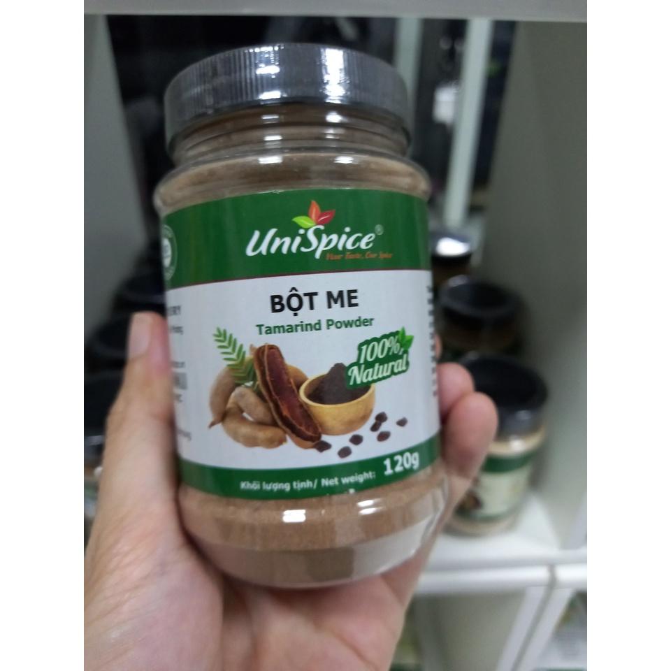 Bột me Unispice120g/ lọ (chọn thêm nhiều quy cách theo gram)- Gia vị tự nhiên/ nấu canh chua, món sốt - bột me