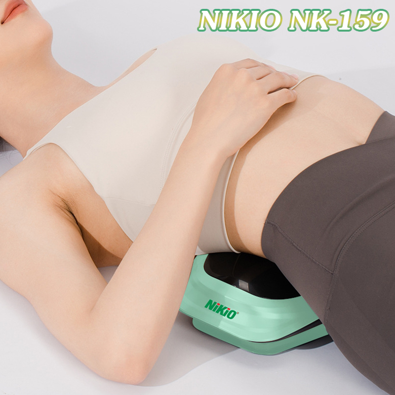 Máy massage lưng và cột sống Nikio NK-159, Dòng pin sạc, công nghệ kéo giãn cột sống lưng bằng túi khí hỗ trợ giảm đau mỏi và bệnh lý vệ cột sống