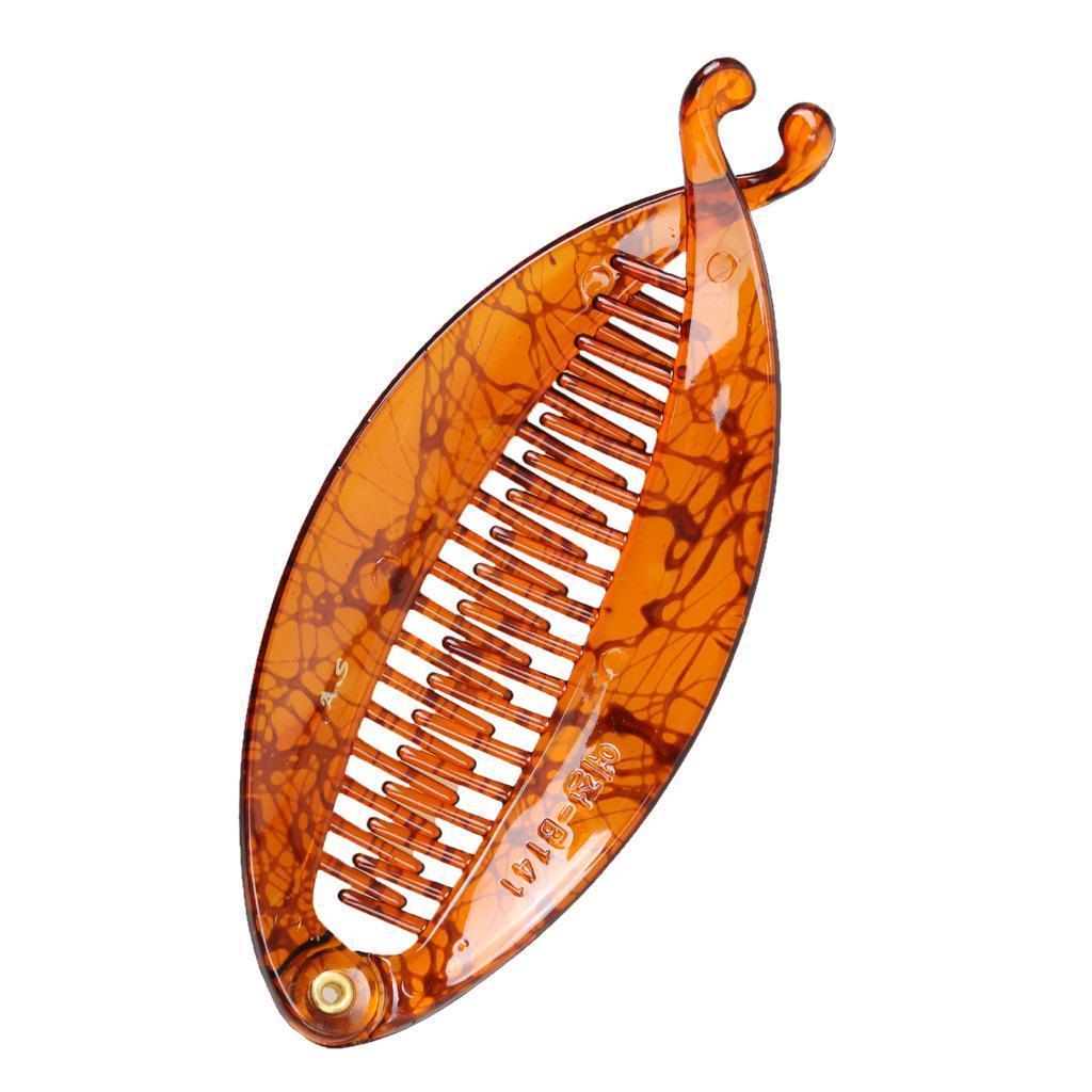 2x Fish Hair Clips Lady Fishtail Clip Headdress Banana Shape Hair Accessory