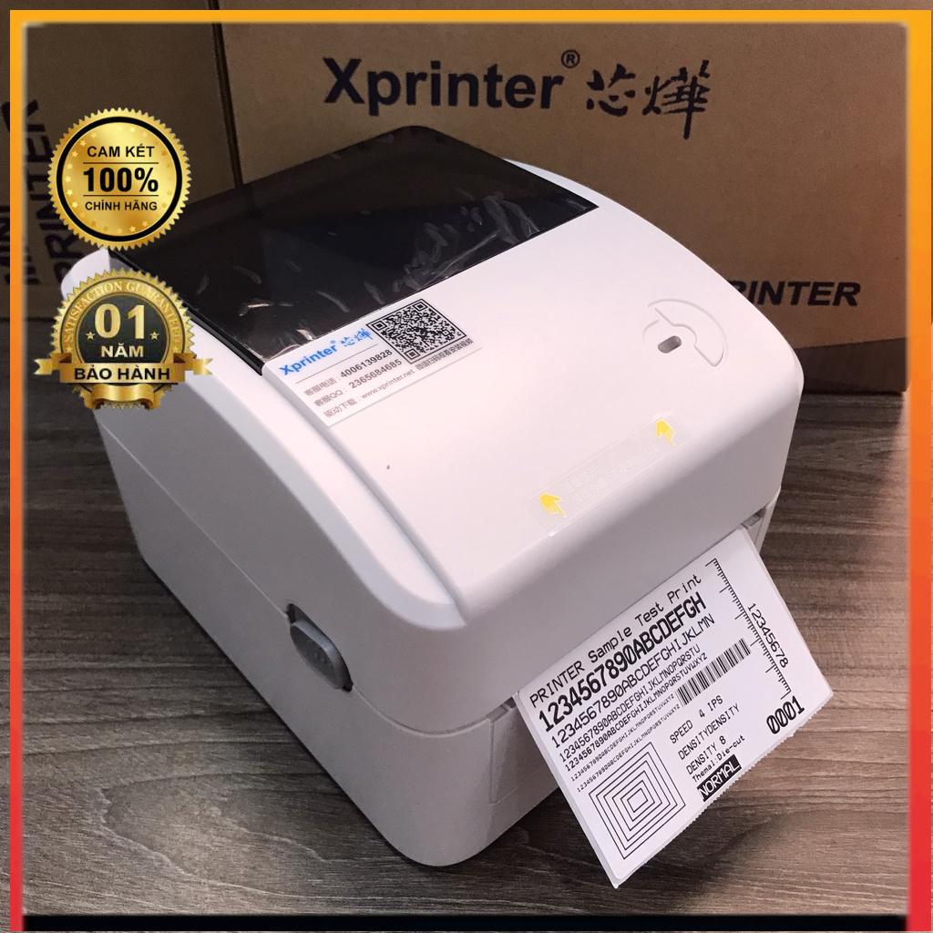 Máy in tem, máy in mã vạch, máy in nhiệt, máy in đơn hàng Xprinter XP-420B-[Hàng chính hãng]