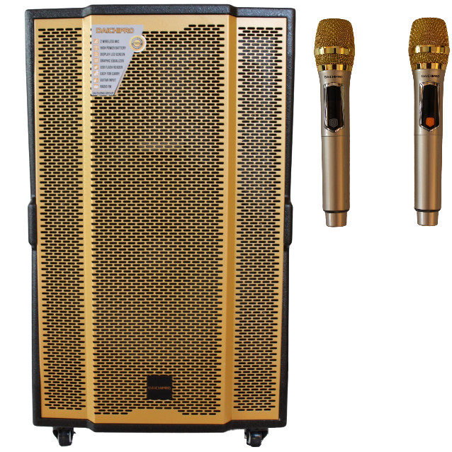 Loa Kéo Di Động Karaoke Bass 40 Daichipro DCP-15C (1500W) 4 Tấc - Chính Hãng