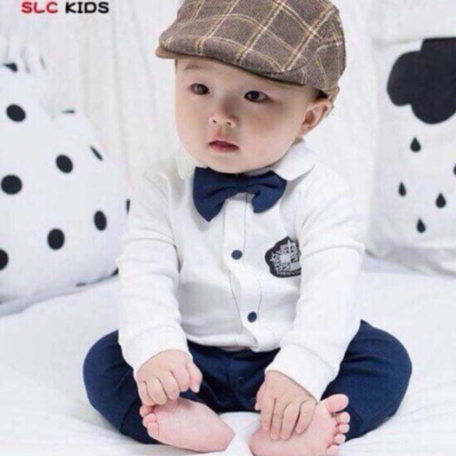 BodySuit liền thân cho bé trai Hàng Quảng Châu Cao Cấp