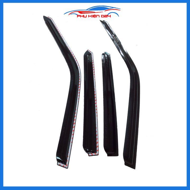 Vè che mưa Pride CD5 vè đen, nhựa ABS cao cấp chắn mưa, cản bụi, trang trí xe hơi