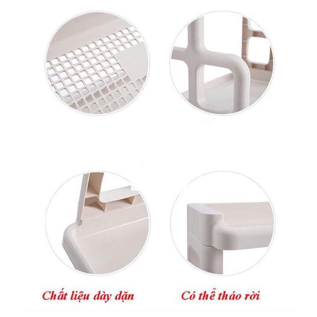 Kệ đựng gia vị 2 tầng - Kệ để đồ thông minh 2 tầng đa năng hình chữ H