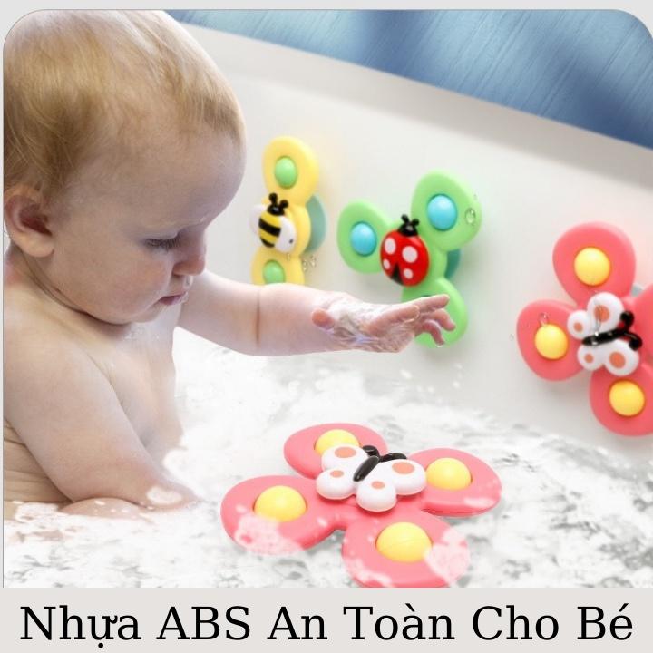 Đồ chơi con quay spinner vui nhộn cho bé, con quay spinner họa tiết hình côn trùng dễ thương