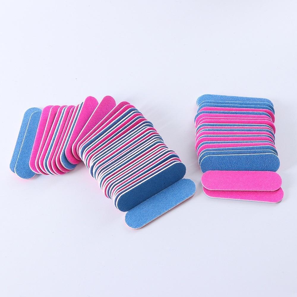 Set 100 Dũa Móng Tay Mini Cao Cấp, Thiết Kế Nhỏ Gọn, Bền, Độ Nhám 150/150, Tiện Dụng Cho Thợ Làm Nail Tạo Form Móng