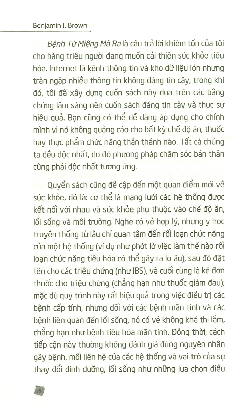 BỆNH TỪ MIỆNG MÀ RA - 5 BƯỚC ĐỂ CÓ HỆ TIÊU HÓA KHỎE MẠNH - VL