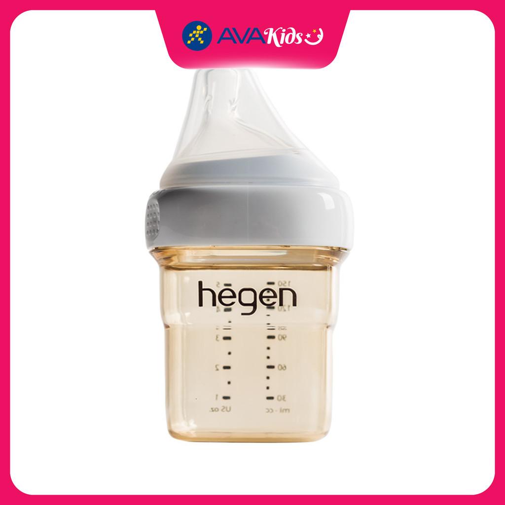 Bình sữa Hegen PPSU 150ml núm ti size S từ 1 – 3 tháng - Hàng Chính Hãng