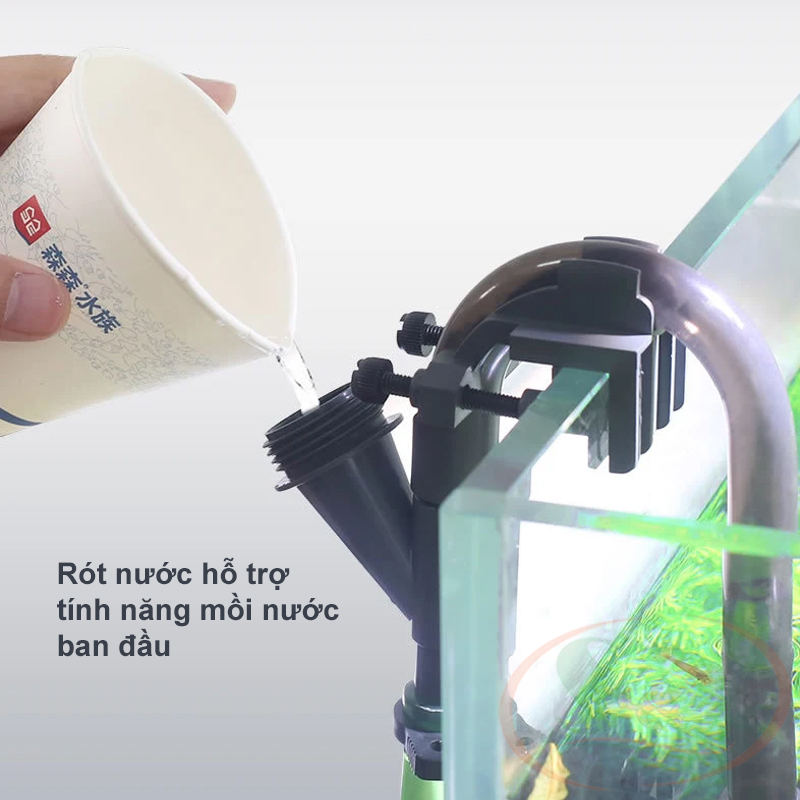 Lọc thùng Sunsun XiaoLi XWA 600, 800, 1000 hút váng đèn uv xả đáy bể thủy sinh cá tép cảnh